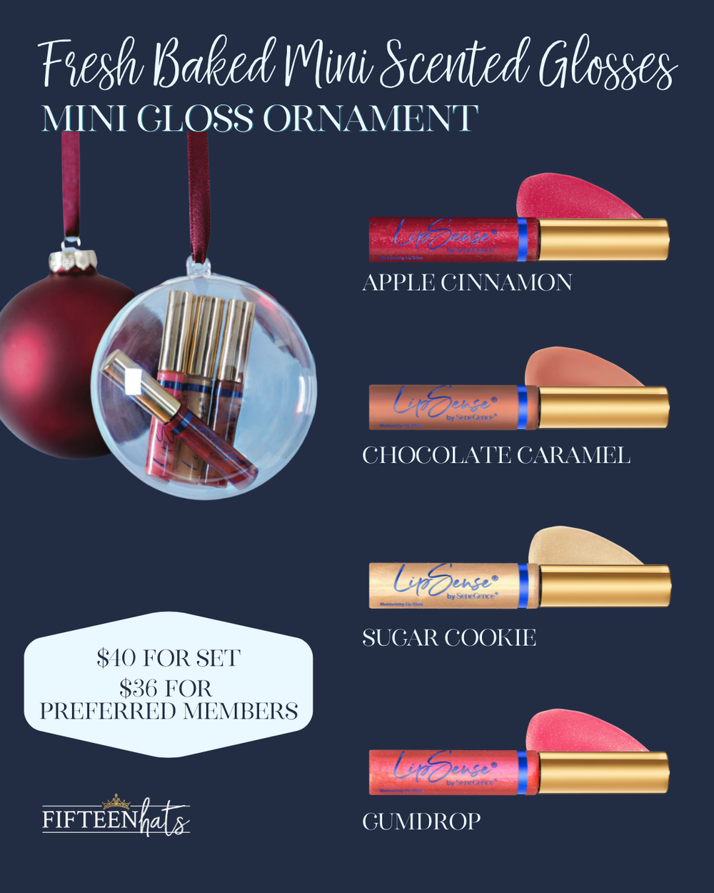 Fresh Baked Holiday Scented Gloss Mini Collection | Ashley Cejka
